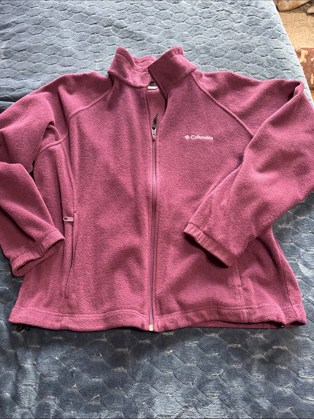 Columbia Women's Full-Zip Fleece Jacket in Mauve